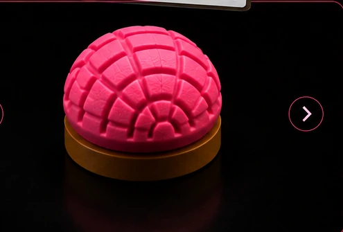 3D printed concha Lotería pieces